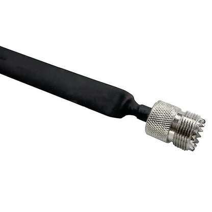 Metal+Plastic Door Pass Through Flat RF Coaxial Cable  UHF Female 12Inch 50 Ohms
