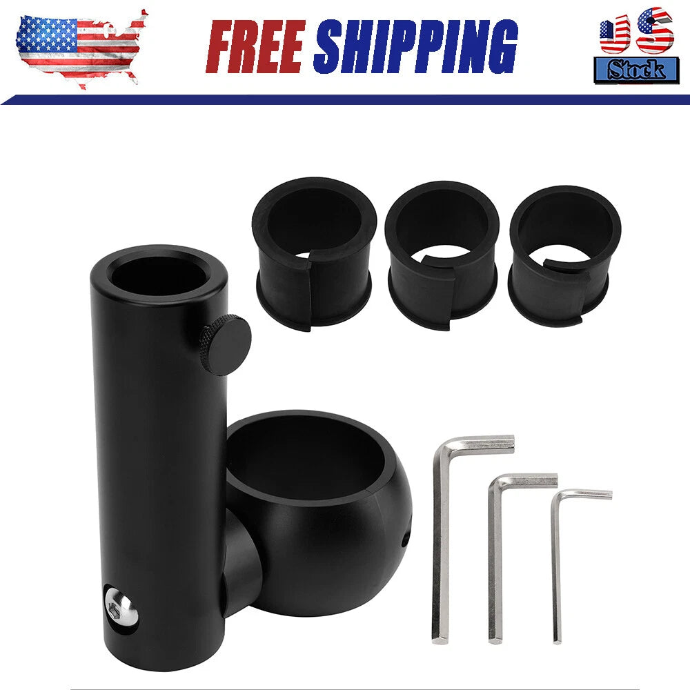 Wakeboard Tower Flag Holder Kit without Drilling 360 Degree Adjustable Black