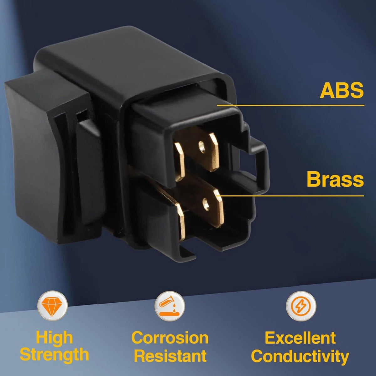 2PCS 38740-24X50 Motorcycle Relay Replace Part For Suzuki/Polaris/Kawasaki