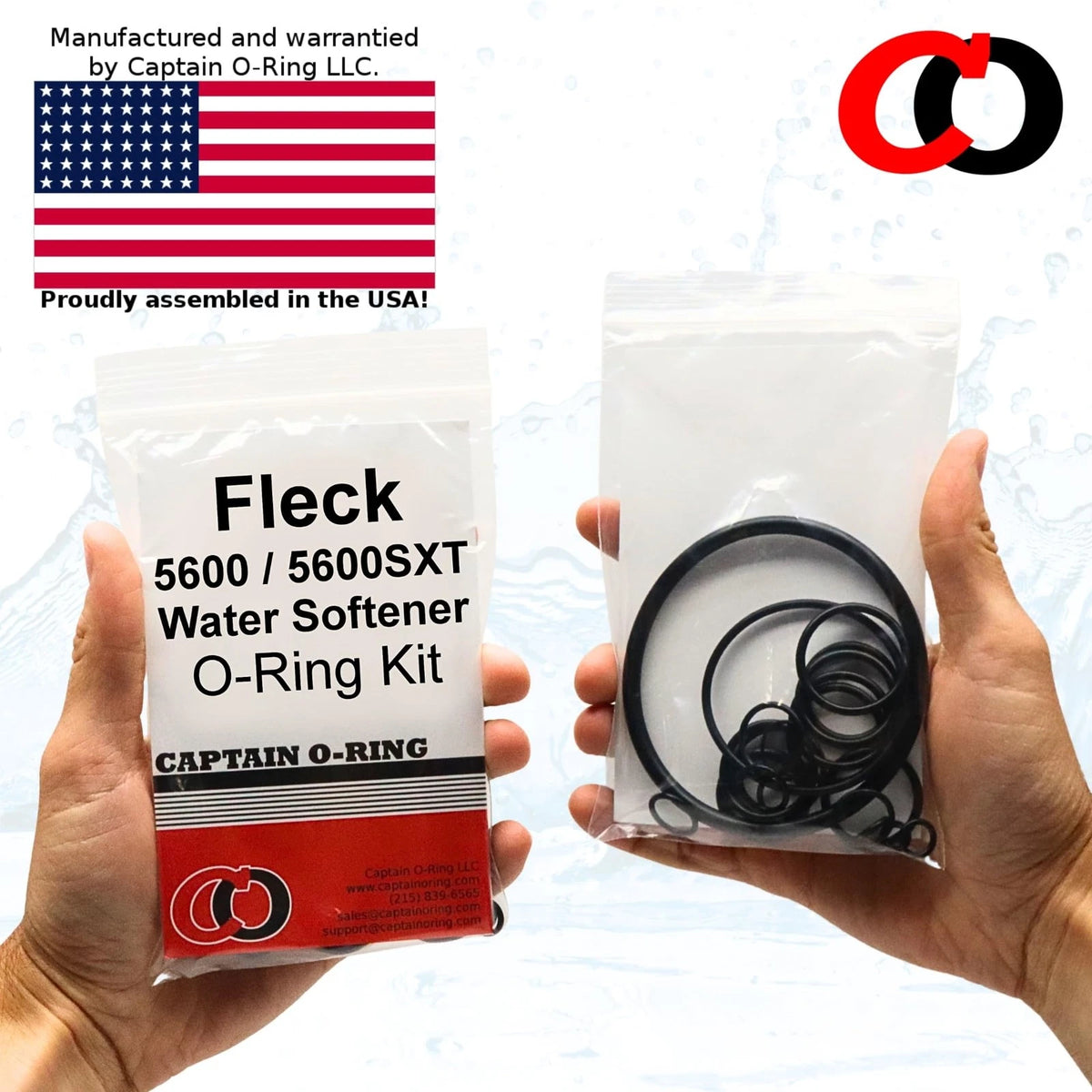 Captain O-Ring – Replacement Rebuild Kit for Fleck 5600 / Black