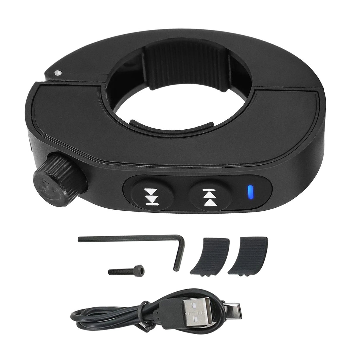 For Motorcycle Handlebar Bluetooth Wireless Media Remote Control Button IP66