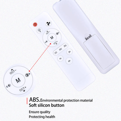 Replacement Remote Control For Elenhome Socket LED Ceiling Fan Light ‎FS-HX-R520