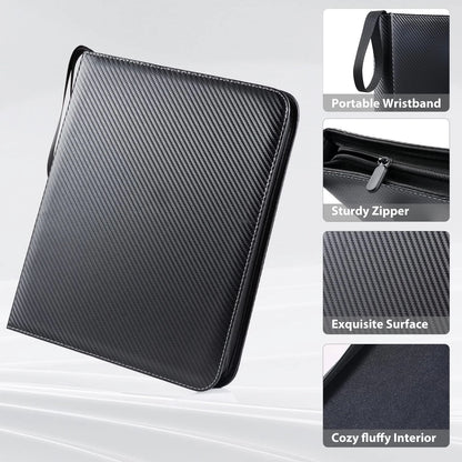 WOT I Trading Card Binder, 900 Pockets Sleeves with 900 Pockets, Black