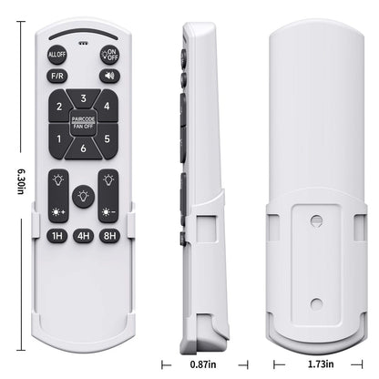 Replace Remote Control For Liokoc Tropical Outdoor Ceiling Fan with Light