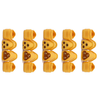 5Pairs MT30 Male + Female 3 Pin Gold Plated Connector Adapter 15A Plug Set