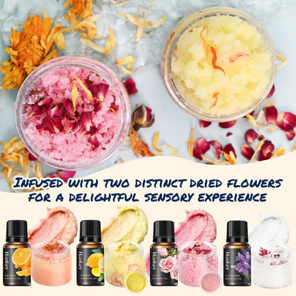 TSVATE Body Scrub Making Kit- Make Your Own Salt 1 Fl Oz (Pack of 1), Pink