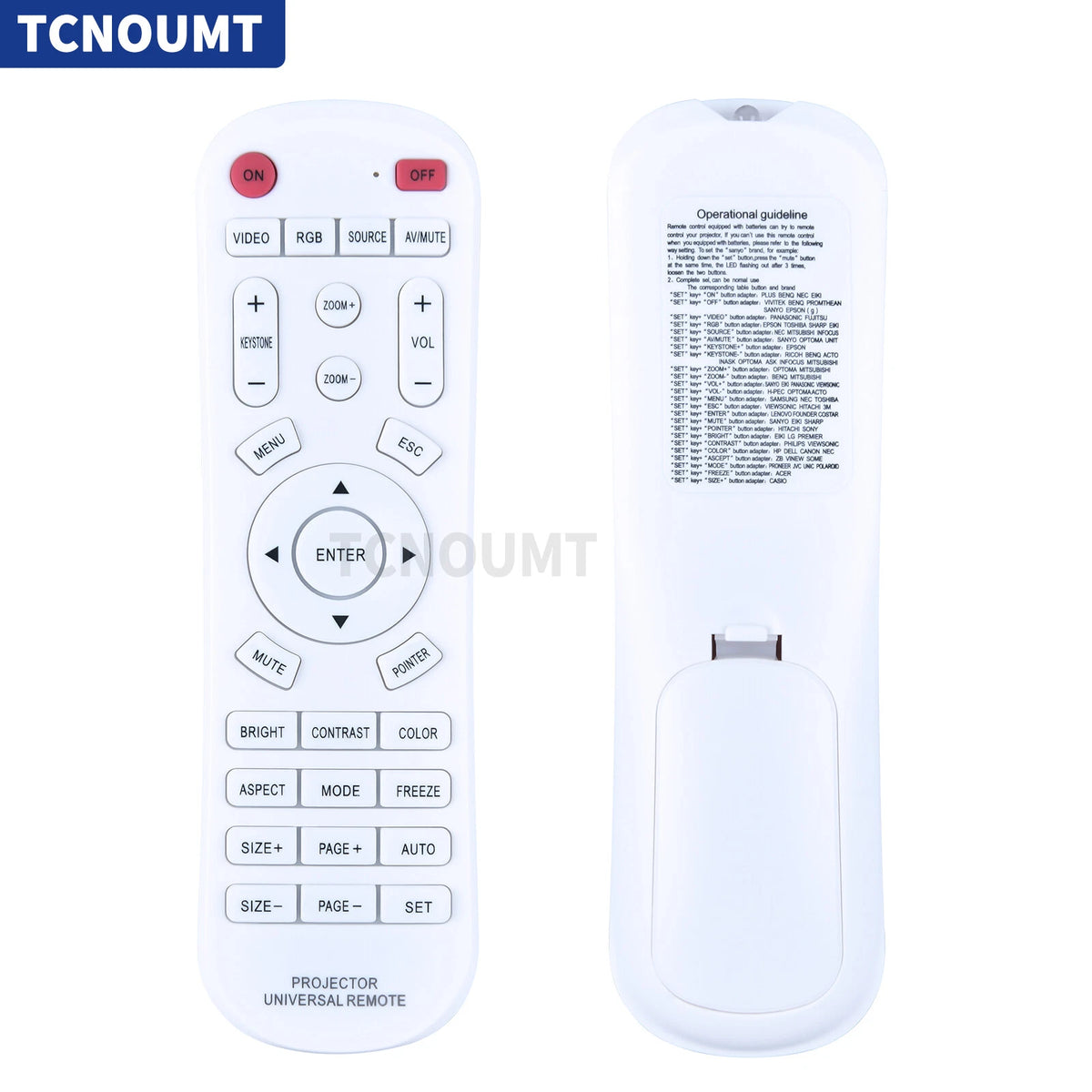 Universal Projector Remote Control For PANASONIC EPSON TOSHIBA VIEWSONIC