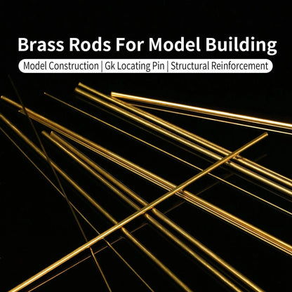 1.0mm Modeling Hobby Brass Bars Rods for Gundam / Military Model Building