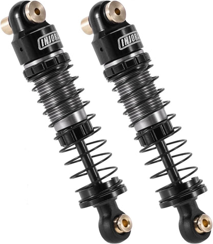 INJORA 40mm Big Bore Oil Shock Absorber for 1/24 SCX24 FCX24M Upgrade,...