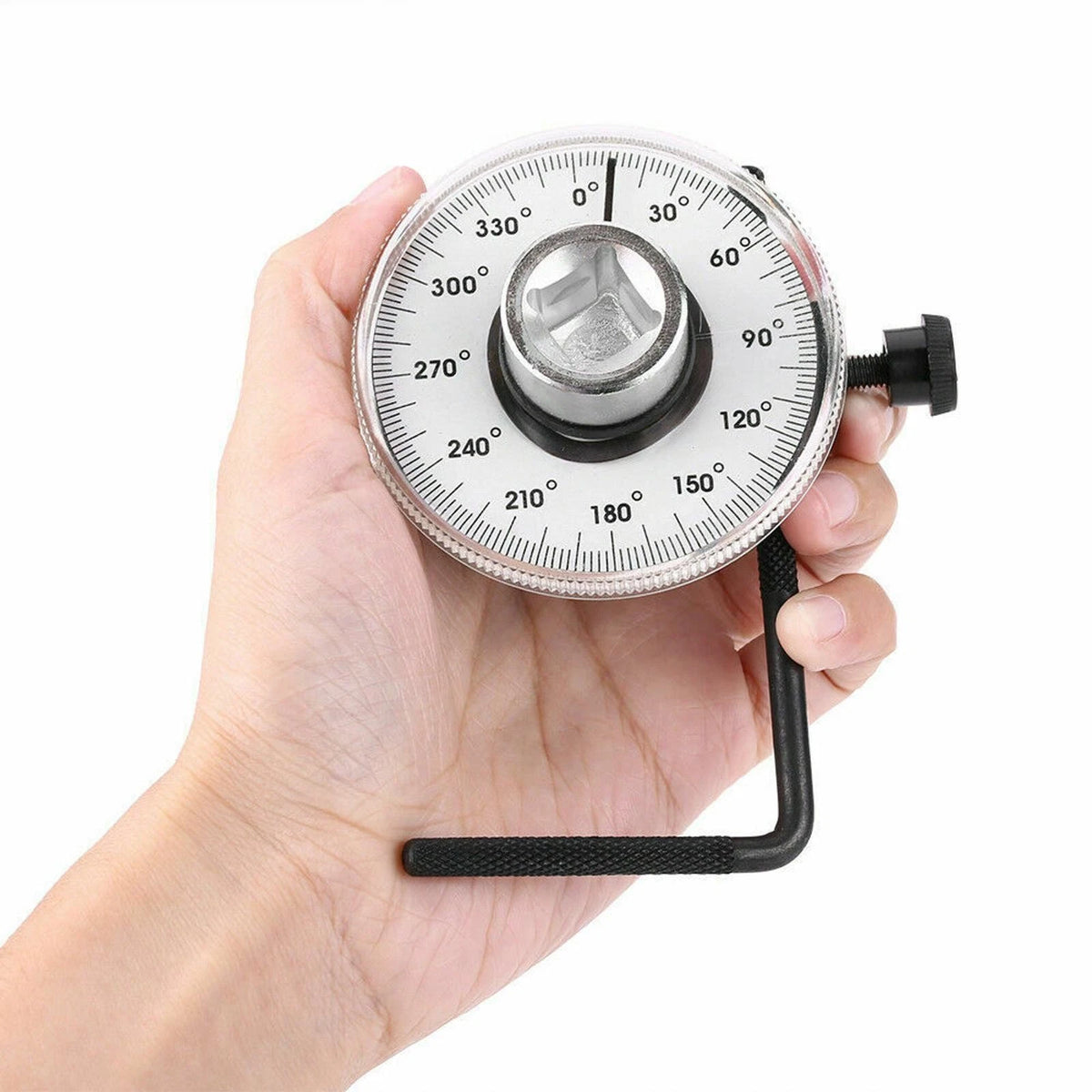 Arm Measure Tool Angle Gauge Meter Drive Torque Wrench 1/2" N + 360° Rotation