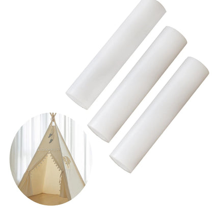 GJD 3 canvas teepee pole fittings for the support, 0.78 inch, White