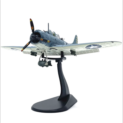 1/72 US SBD-3 Dive Bomber Fighter Alloy Aircraft Model Military Plane Collection