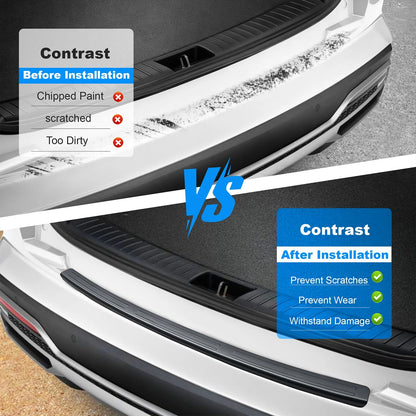 Black Rear Bumper Guard for Honda Pilot 2023-25,Anti-Scratch Protector Accessory