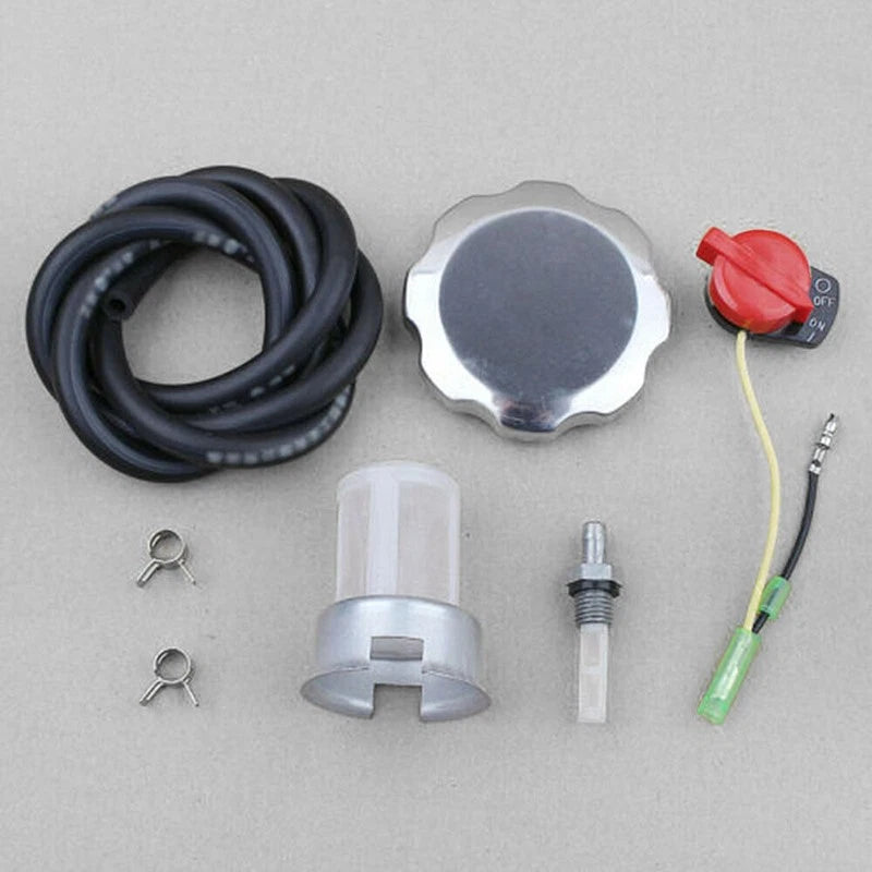 Fuel Tank Cap Kit For Honda GX160 GX200 GX270 GX340 GX390 Engine Off Switch