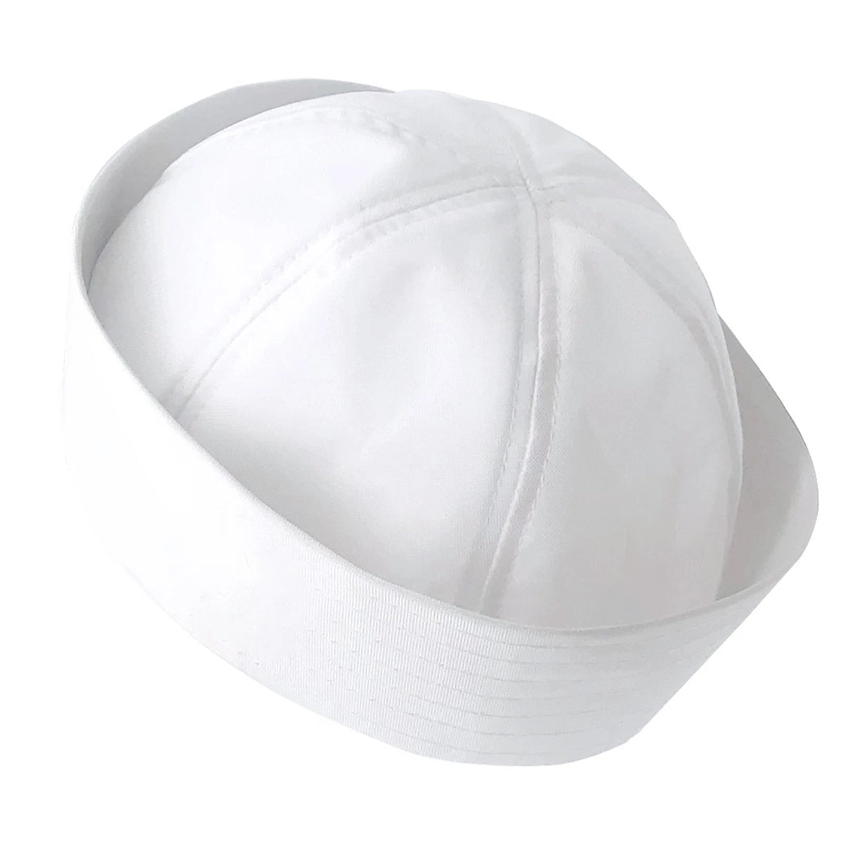 Adult White  Navy SAILOR Fishing Marine Costume Hat Cap 58cm gg