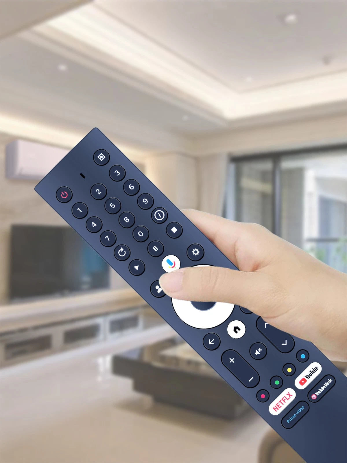 RM-C3580 Voice Remote Control For Kenwood 4K Smart TV LTK-K32B13G