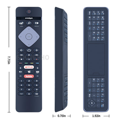 YKF464-002 For Philips TV Remote Control 398GR08BEPHN0036HT 55PUS7909/R2