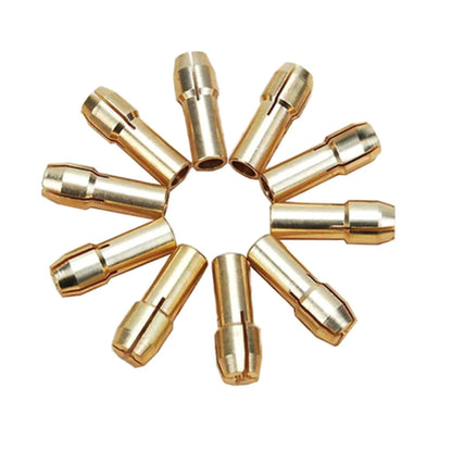 10Pcs Brass mETAL Quick Change Nut Kit Tools Part Power Rotary For Dremel C
