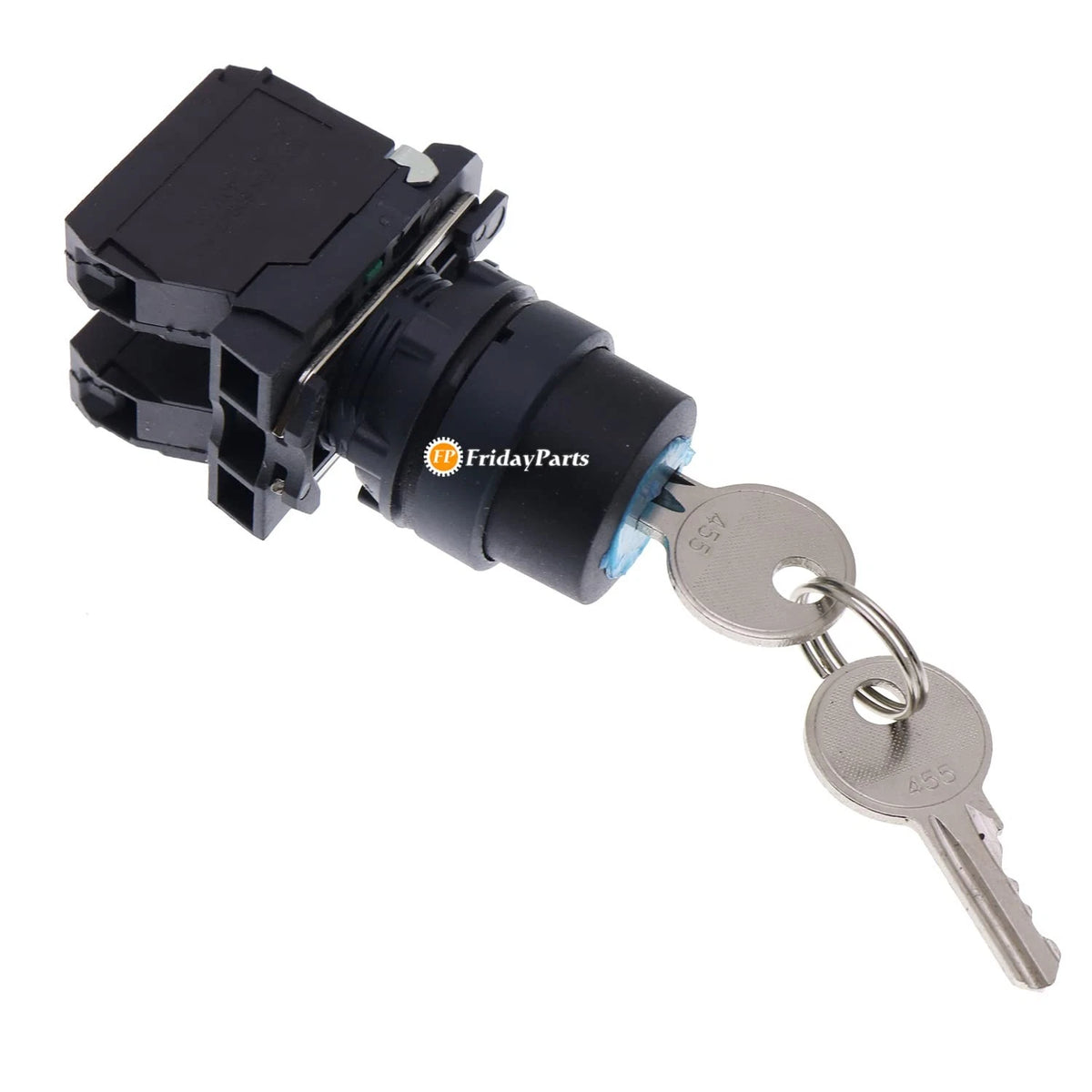 FridayParts Ignition Switch with 2 Keys 149536 for Skyjack Scissor Lift Black