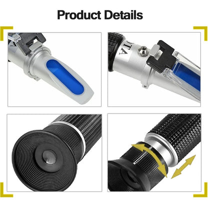 aichose Brix Refractometer with ATC, Dual Scale - Specific Gravity & Brix,...