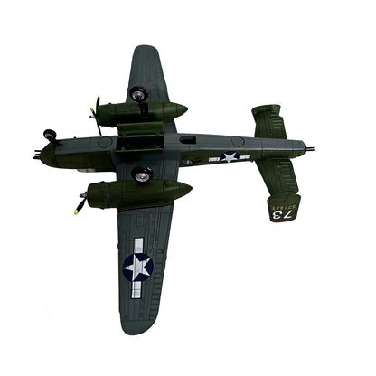 WWII Twin Engine B-25 Mitchell Bomber Model 11cm Diecast Metal Ation History