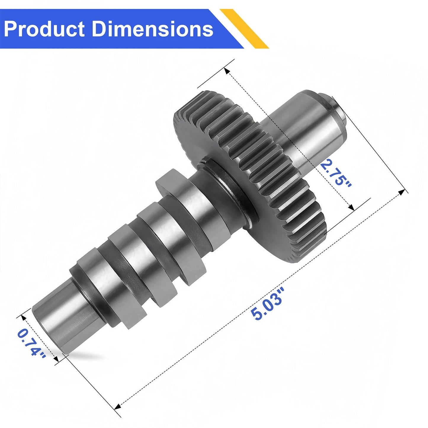 EV27 Camshaft Replace Andrews 291127, 49-4587, DS-199344 for Harley-Davidson
