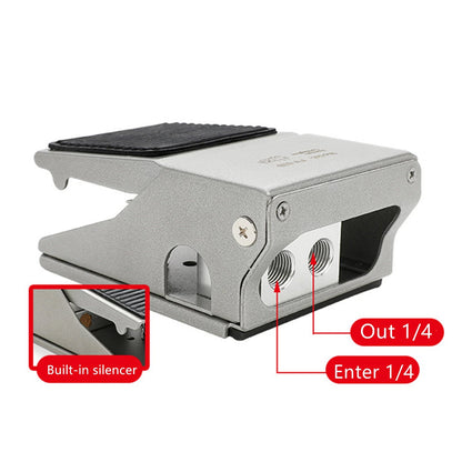 High Quality Air Pneumatic Foot Pedal Valve 3 Way 2 Position 1/4inch FV-320