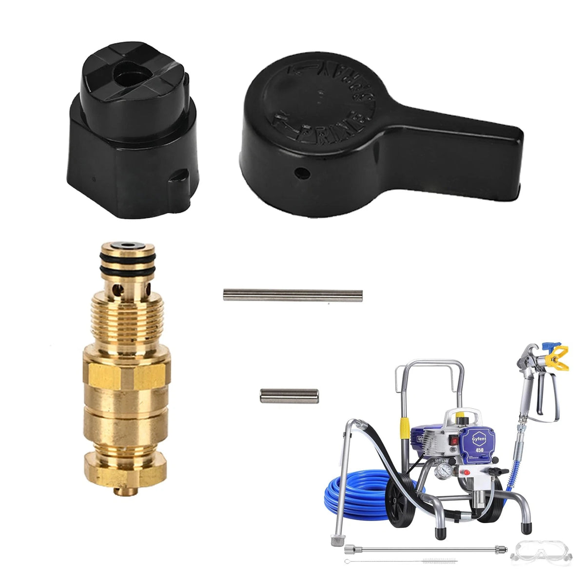2026  Upgraded 700258 Prime Spray Valve Kit,Drain ‎700258 Yellow 440