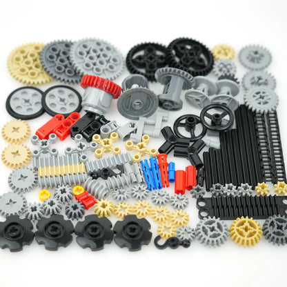 BroTex Technical Parts Pieces 1 inch x 1 x 0.98 inches, Gear Basic Set