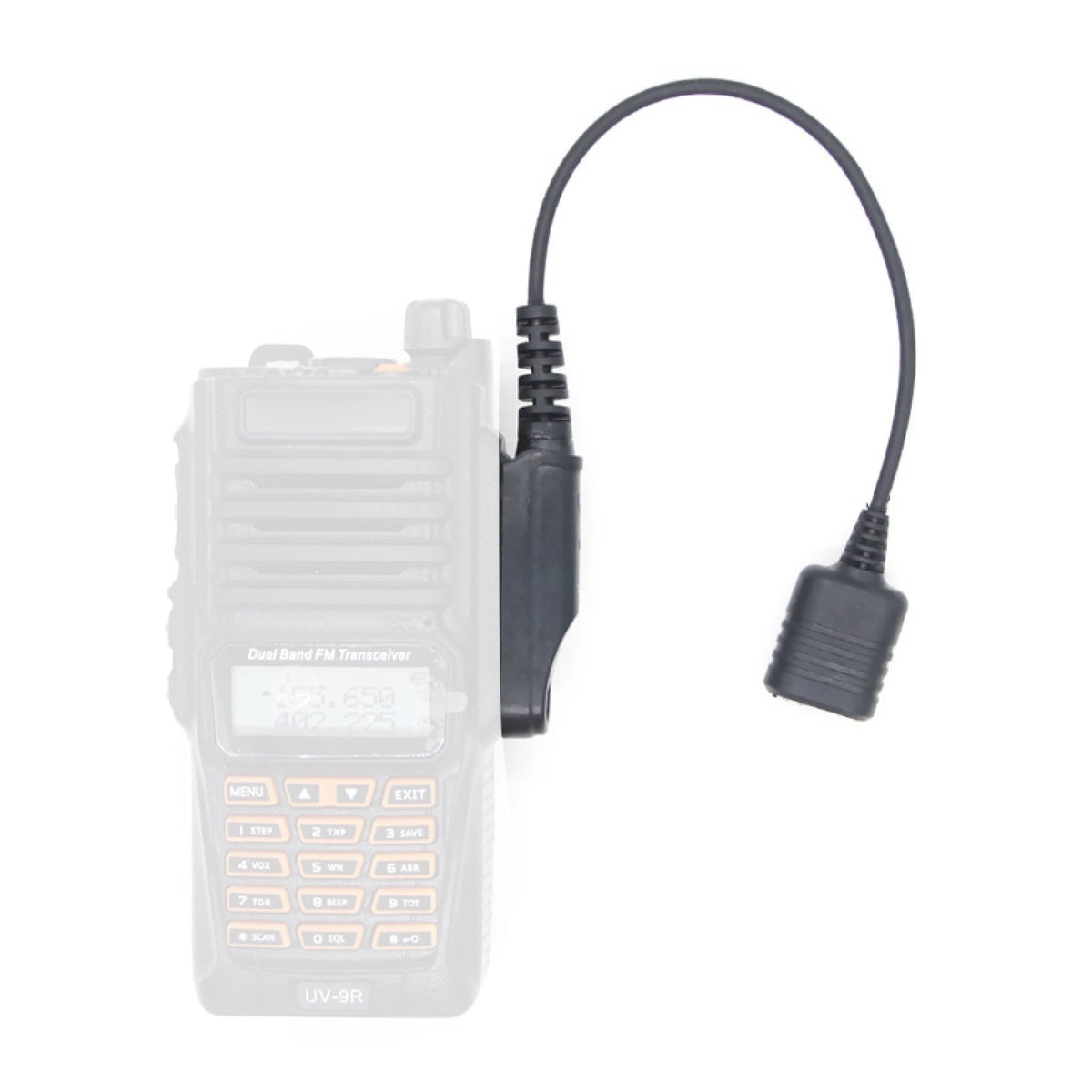 Walkie Talkie Audio Cable Adapter K Head Plug For Baofeng BF-9700 UV-XR UV-5S