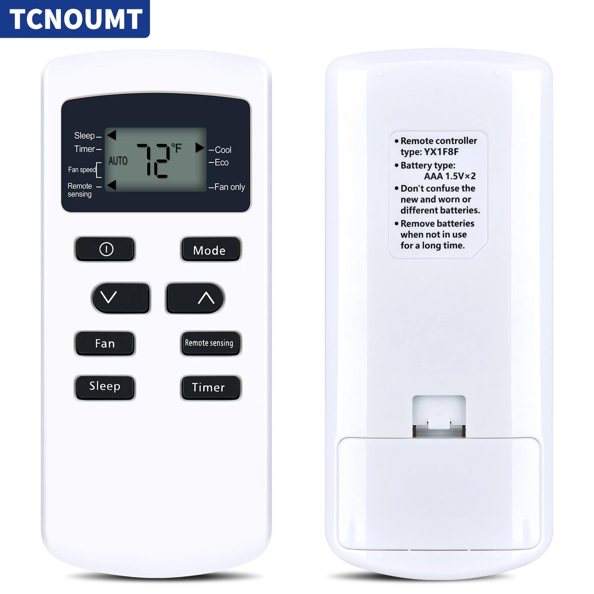 YX1F8F Remote Control For Frigidaire Air Conditioner 5304515943 FFRE0833U1