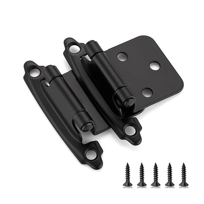 Ravinte 60 Pack (30 Pairs) 1/2" Overlay (Variable) 1/2 inch Overlay, Black