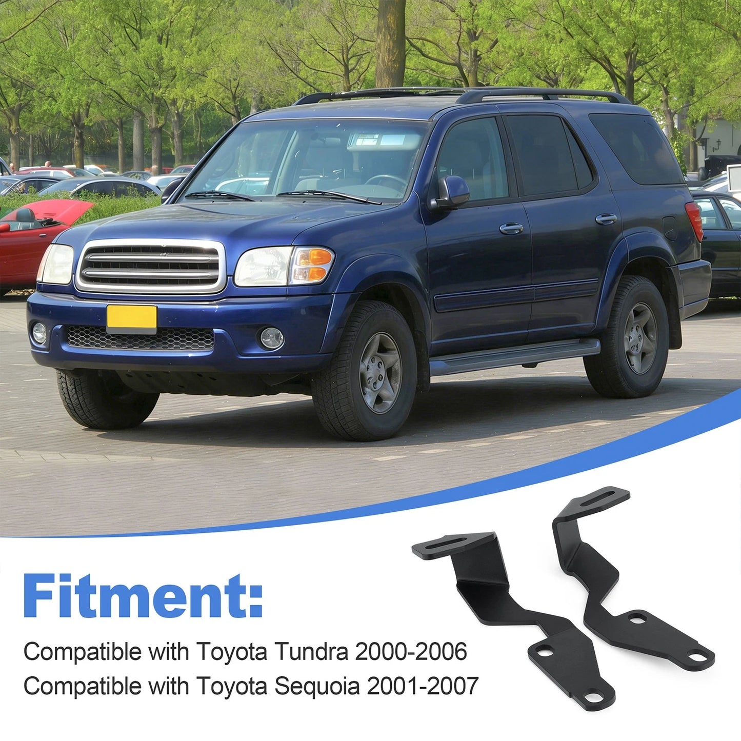 Ditch Light Brackets for Toyota Tundra Sequoia 2000–2006 1st Generation