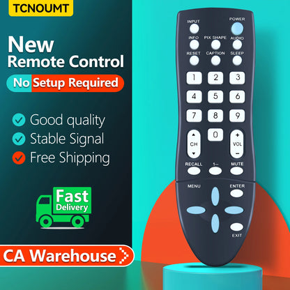 GXCC Replace Remote For Sanyo TV DP32640 DP32642 DP39842 DP39843 DP19648 DP19649