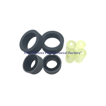 10X Feed Roller Exit Roller+Pick Brake Roller Tire For Fujitsu fi-6130 6230 6140