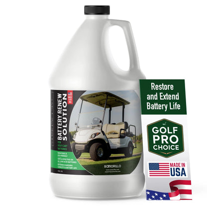 Battery Re Solution for Golf Cart Batteries - 64 oz Desulfator 64oz, Blue