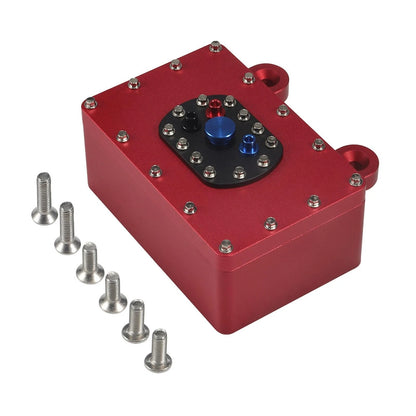 Red CNC Metal Scale Fuel Cell Receiver Box for SCX10 PR10 TRX4 1/10 RC Crawler v