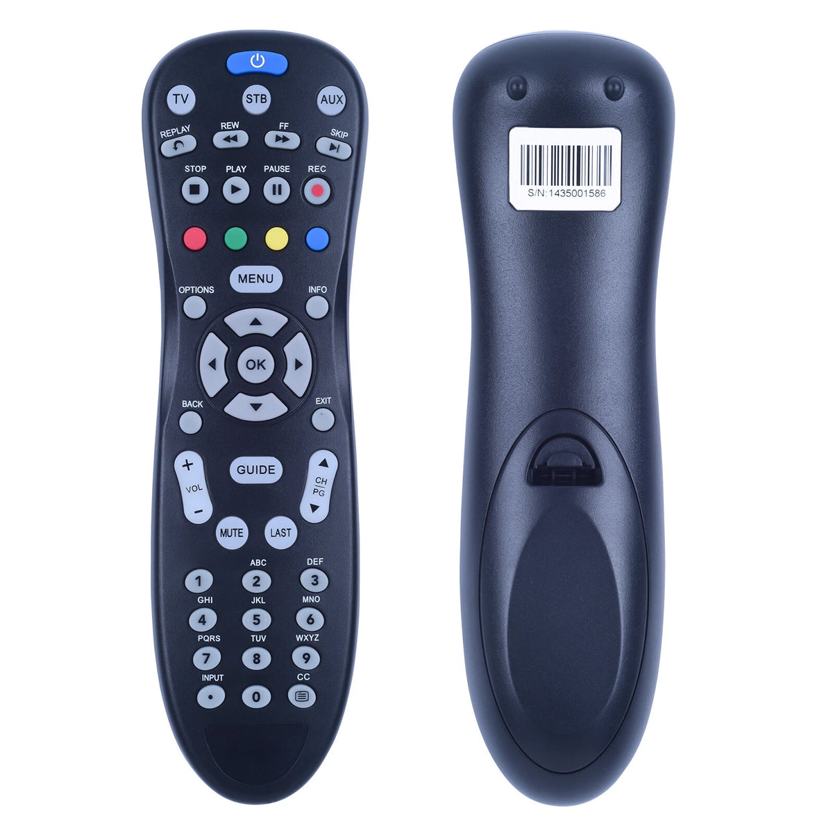 Universal For Entone RC45P-T2 Set Top Box Black Remote Control