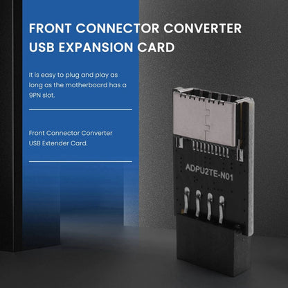 Motherboard USB2.0 to TYPE-C A-KEY Connector Converter Adapter Extender Card F