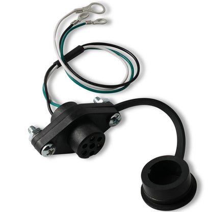 3-Wire Truck Winches Hand Remote Control Socket Push-in Plug Harness 16296