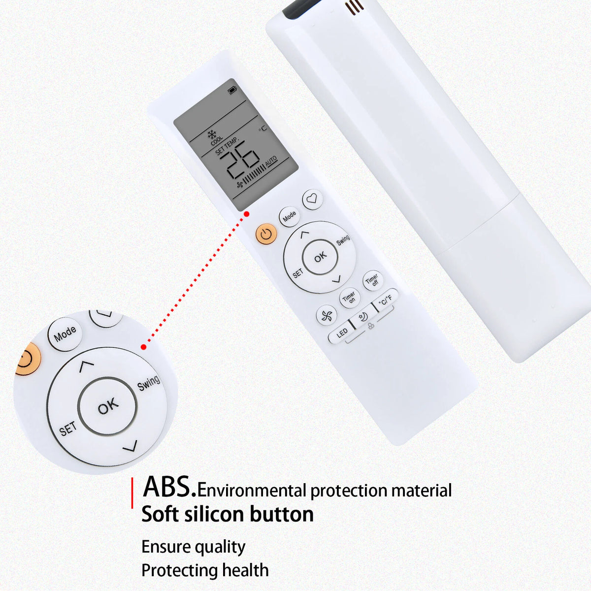 Remote Control For Midea Air Conditioner MAP14S1TBL MAP14HS1TBL MAP12S1TBL
