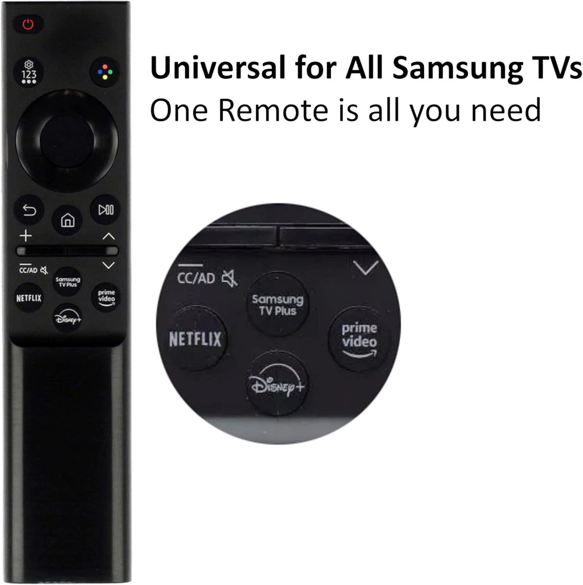 BN59-01457A Remote Control Replacement for Samsung Smart Monitor and Black