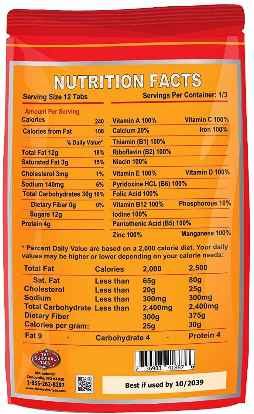 Survival Food for Auto Racing 10 ounces, 5.5 x 8.5 x 2.75 inches