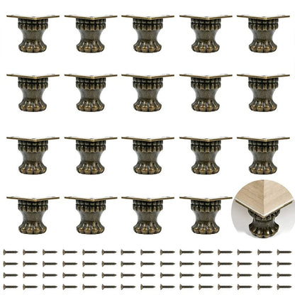 PGMJ 20 Pieces Jewelry Box Feet Retro Design 8.4 cm x 14.4 x 3.4 cm, K45_s