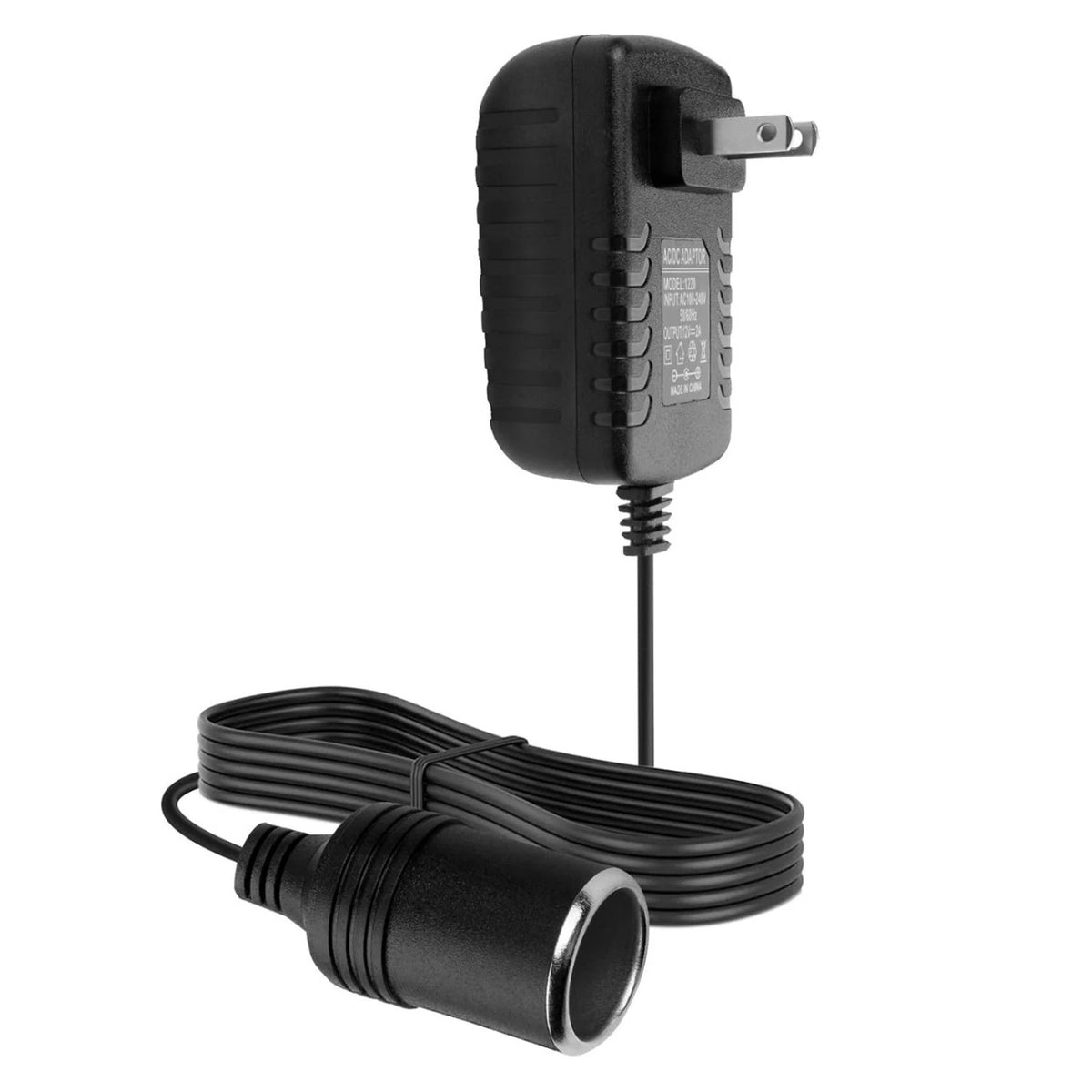 1PCS Car Cigarette Lighter Converter Equipped With LED Charging Indicator