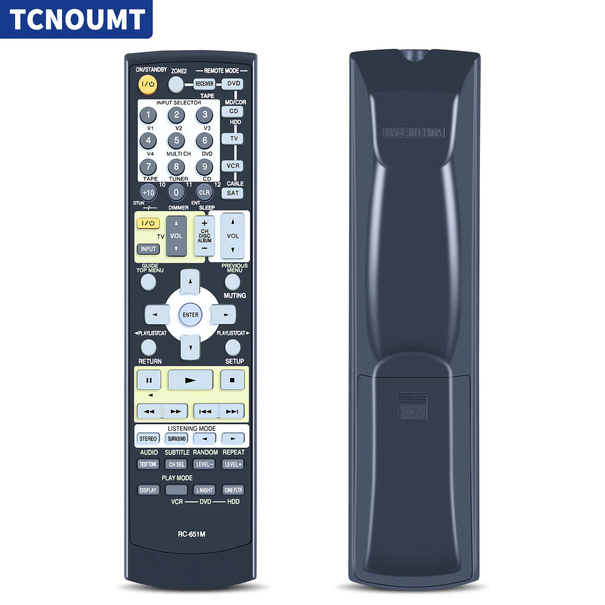 RC-651M Remote Control For Onkyo Receiver HT-L970 TX-SR573S TX-SR603XS