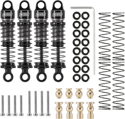 INJORA 40mm Big Bore Oil Shock Absorber for 1/24 SCX24 FCX24M Upgrade,...