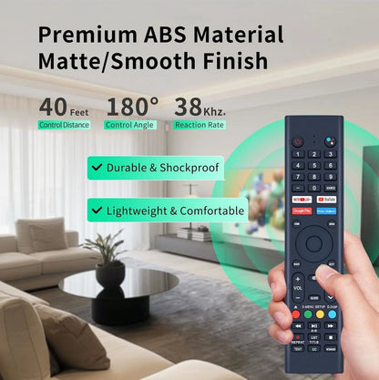 Universal Remote Control For Sylvox Deck Pro/Pool Pro/Pool Pro QLED TV No Voice