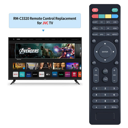 RM-C3320 Remote Control For JVC TV LT-48MA570 LT-55MA770 LT-65MA770 LT-49MA770