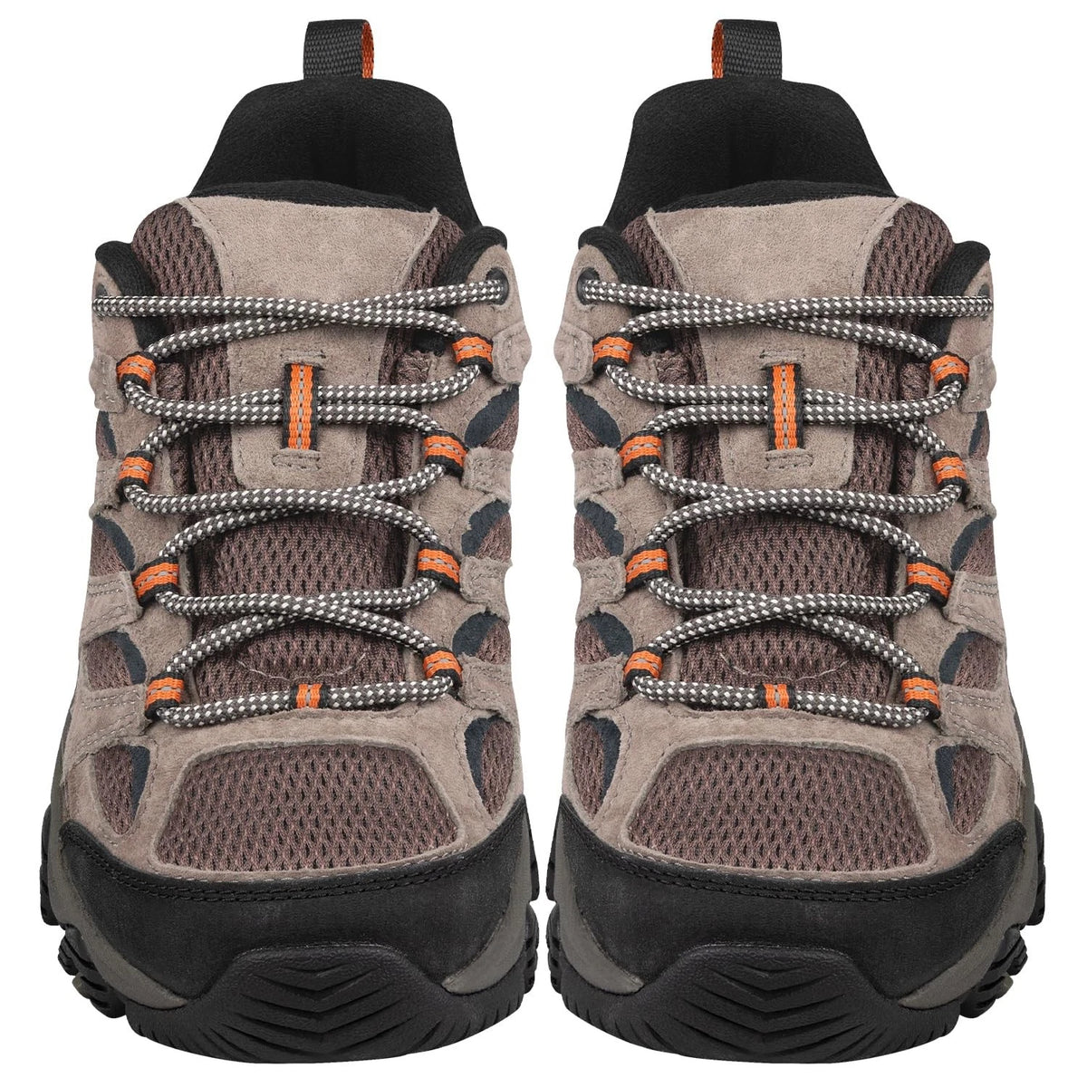 Endoto 3 Pairs Shoelaces for Merrell Moab Boots 56Inch, Taupe&khakicombo